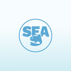 fish vector logo design inspiration