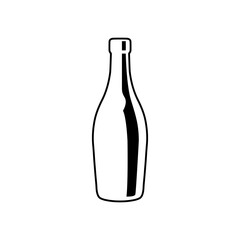 Bottle icon logo vector Apple Vinegar Bottle icon