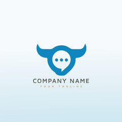 Email Defender and Email bull logo design icon