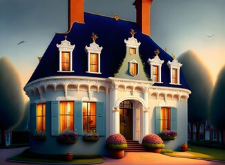 Fototapeta premium maison