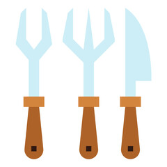 Cutlery flat icon style