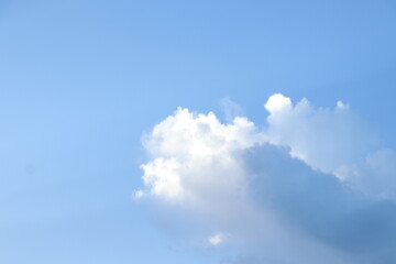 blue sky with clouds