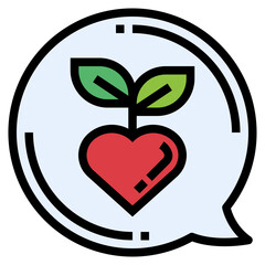 health filled outline icon style
