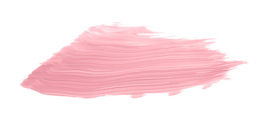 Shiny pink brush isolated on transparent background. pink watercolor png