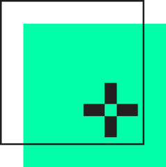 Obraz premium Memphis Combined Element 
