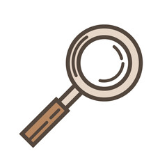 Stationery Icon Magnifying Glass