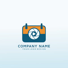 photography vector logo design idea