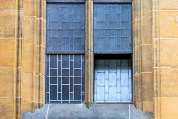 Details of the exterior of the Gothic Catholic Cathedral of St. Vitus, Wenceslas and Vojtech in Prague Castle