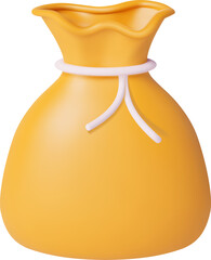 3D Cartoon Cloth Bag with Rope