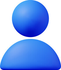 3D Simple User Icon