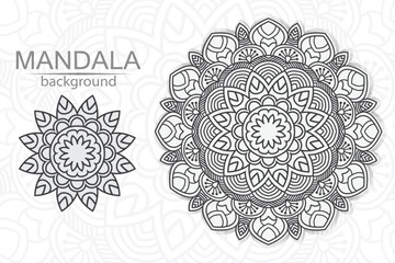 luxury ornamental mandala design background