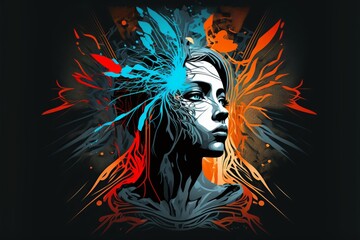 Authenticity Abstract Art (generative AI)