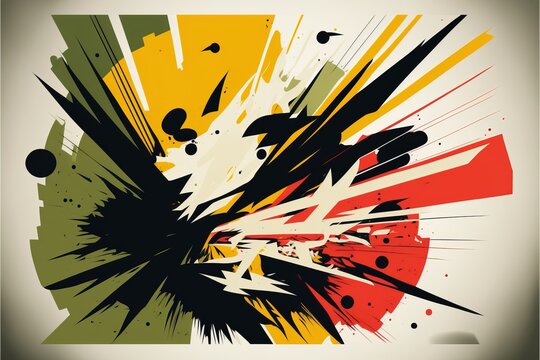 Daring Abstract Art (generative AI)