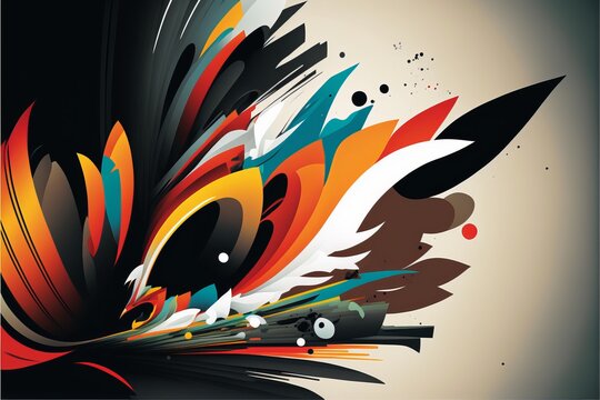 Daring Abstract Art (generative AI)