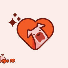 Peeking Dog Lover Icon