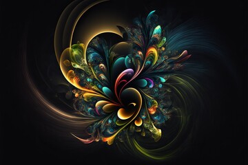 Generosity Abstract Art (generative AI)