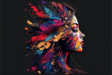 Fototapeta premium Inspiration Abstract Art (generative AI)