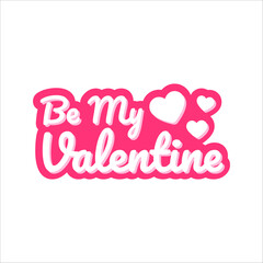 Valentine`s Day Letttering