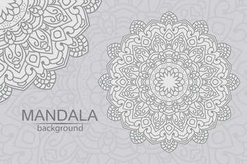 luxury ornamental mandala design background