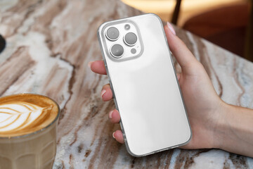 iPhone 14 clear case mockup