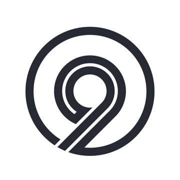 grunge number 99 logo icon. Vintage design for business and company in white and black colors with circle