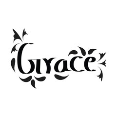 Christian Faith, Typography for print or use as poster, card, flyer or T Shirt