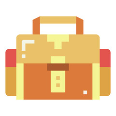 First aid kit flat icon style