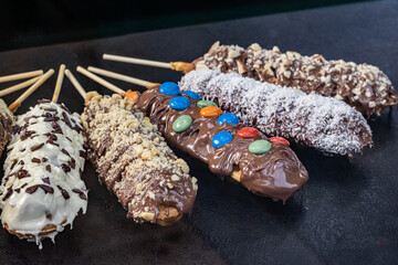 Waffles. Waffle. Sweet delicious breakfast. Dessert.