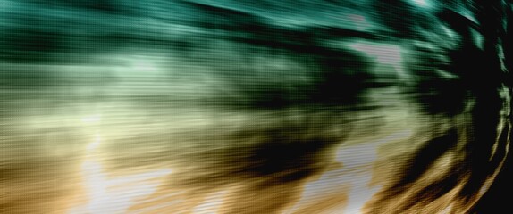 abstract green and yellow background with motion blur