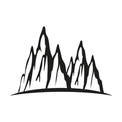 Mountain illustration logo vector and symbol design