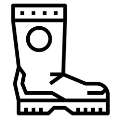 boot line icon style