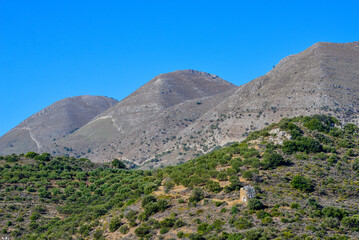 Fototapeta na wymiar Sfaka, Stadtgemeinde Sitia auf der griechischen Mittelmeerinsel Kreta. 