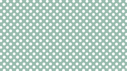 ドット柄　くすみ　グリーン