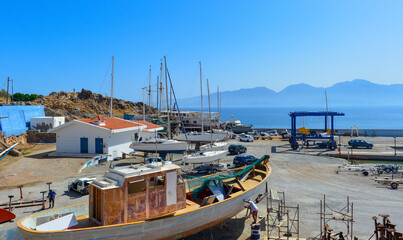 Marina von Agios Nikolaos, Kreta (Griechenland)