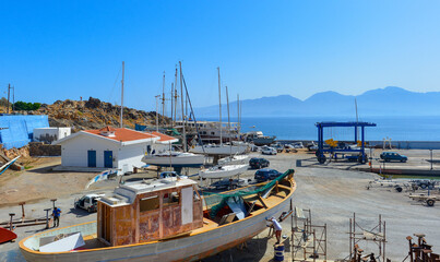 Fototapeta premium Marina von Agios Nikolaos, Kreta (Griechenland)