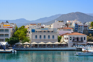 Naklejka premium Agios Nikolaos, Kreta (Griechenland)