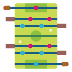 Table Soccer flat icon style