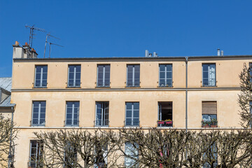 facade of an old building