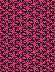 Abstract medley geometric pattern. A seamless background, vintage texture.	
