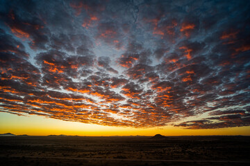 sunset in namibia - swakopmund