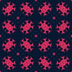 Abstract tileable geometric pattern. A seamless background, vintage texture.	
