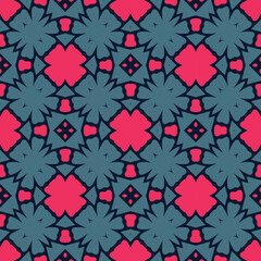 Abstract tileable geometric pattern. A seamless background, vintage texture.	
