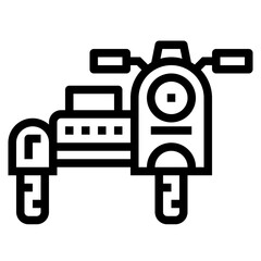 sidecar line icon style