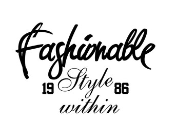 Abstract print design on plain base  