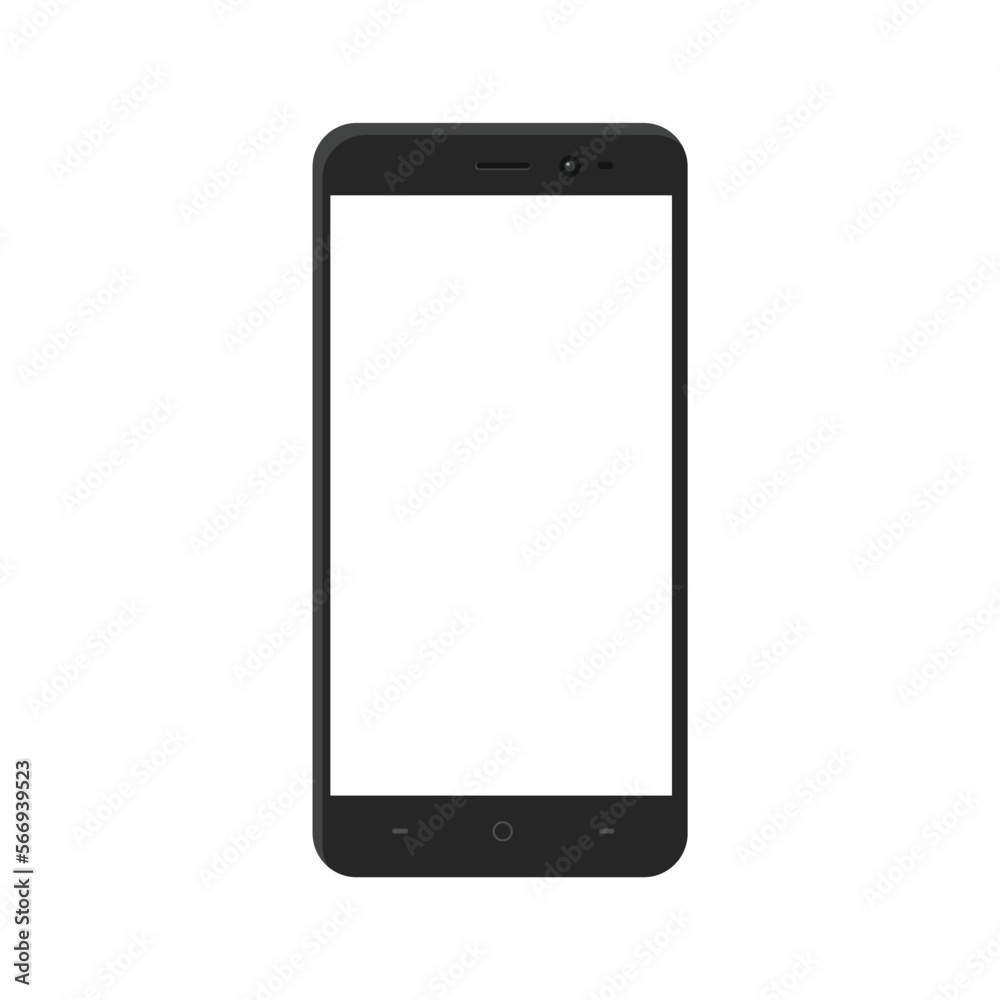 Poster 3d high quality vector mobile mockups. ultra realistic smartphone. device ui ux mockup for presentat