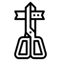 scissors icon style