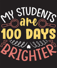 100 days of school t-shirt design