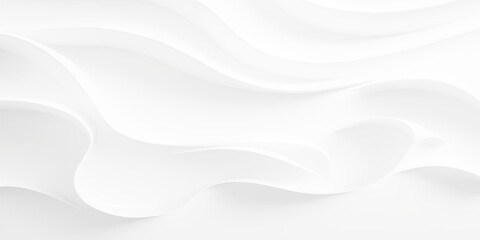 Abstract white paper wave background and abstract gradient and white wave curve lines banner background design. White wave modern abstract background design. space style. white background.