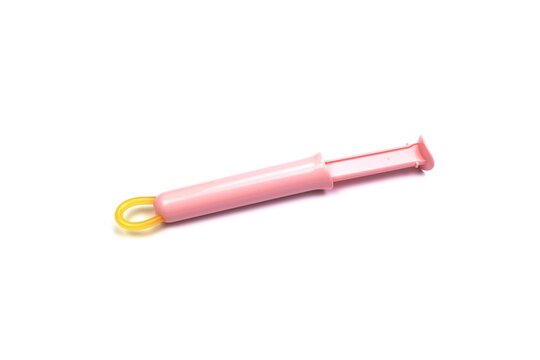 Vaginal O ring contraceptive with aplicator