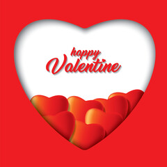 happy valentine frames and background for greeting cards or as photo frames of loved ones